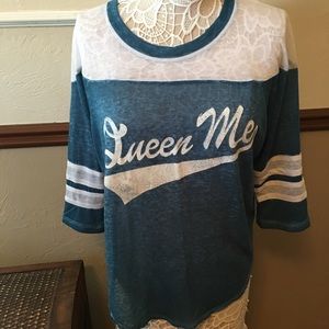 Sheer “Queen Me” Top (#10)